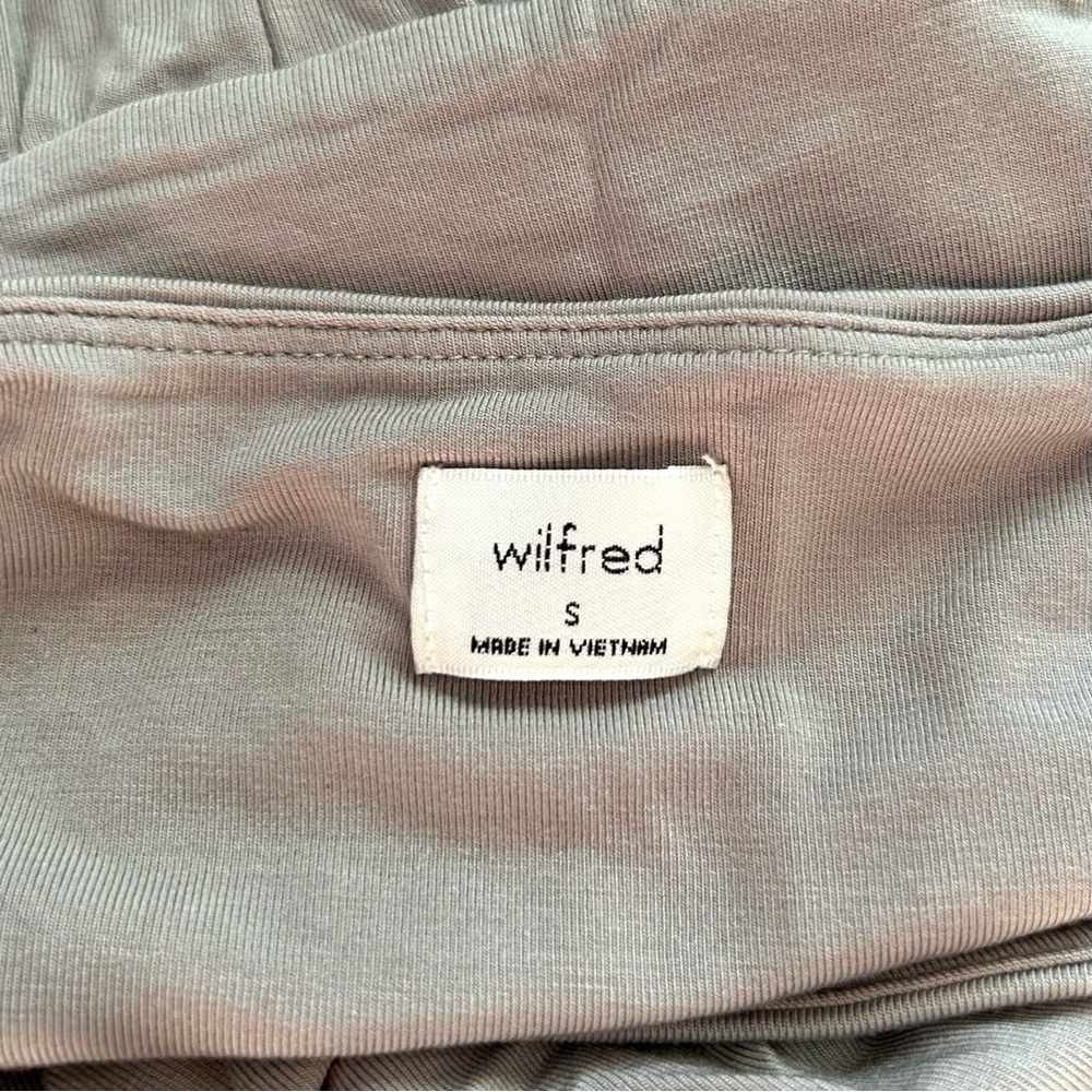Aritzia Wilfred Market Wide Leg‎ Jumpsuit Basalt Gray S - Picture 7 of 8